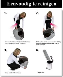 Omega Paw Zelfreinigende Kattenbak L - Zwart -Huisdierenserie Winkel 978x1200